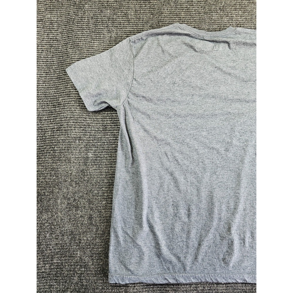 Majestic T Shirt Mens L Heathered Gray Chicago Cubs Baseball MLB Graphic Print - Picture 7 of 13